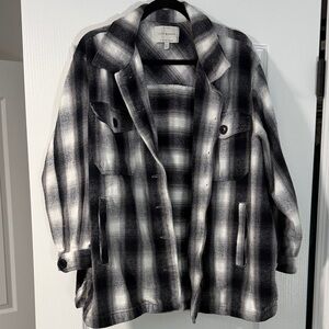 Lucky Brand Monochrome Checkered Jacket